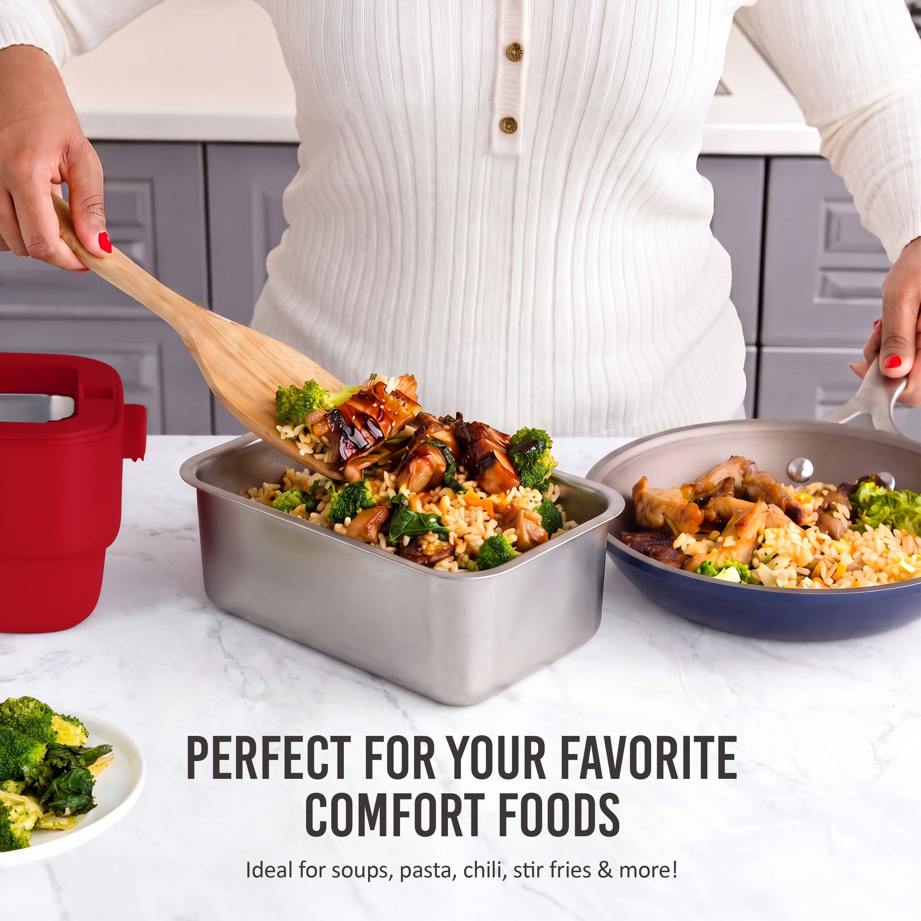 PERFECT FOR YOUR FAVORITE COMFORT FOODS  
Ideal for soups, pasta, chili, stir fries & more!