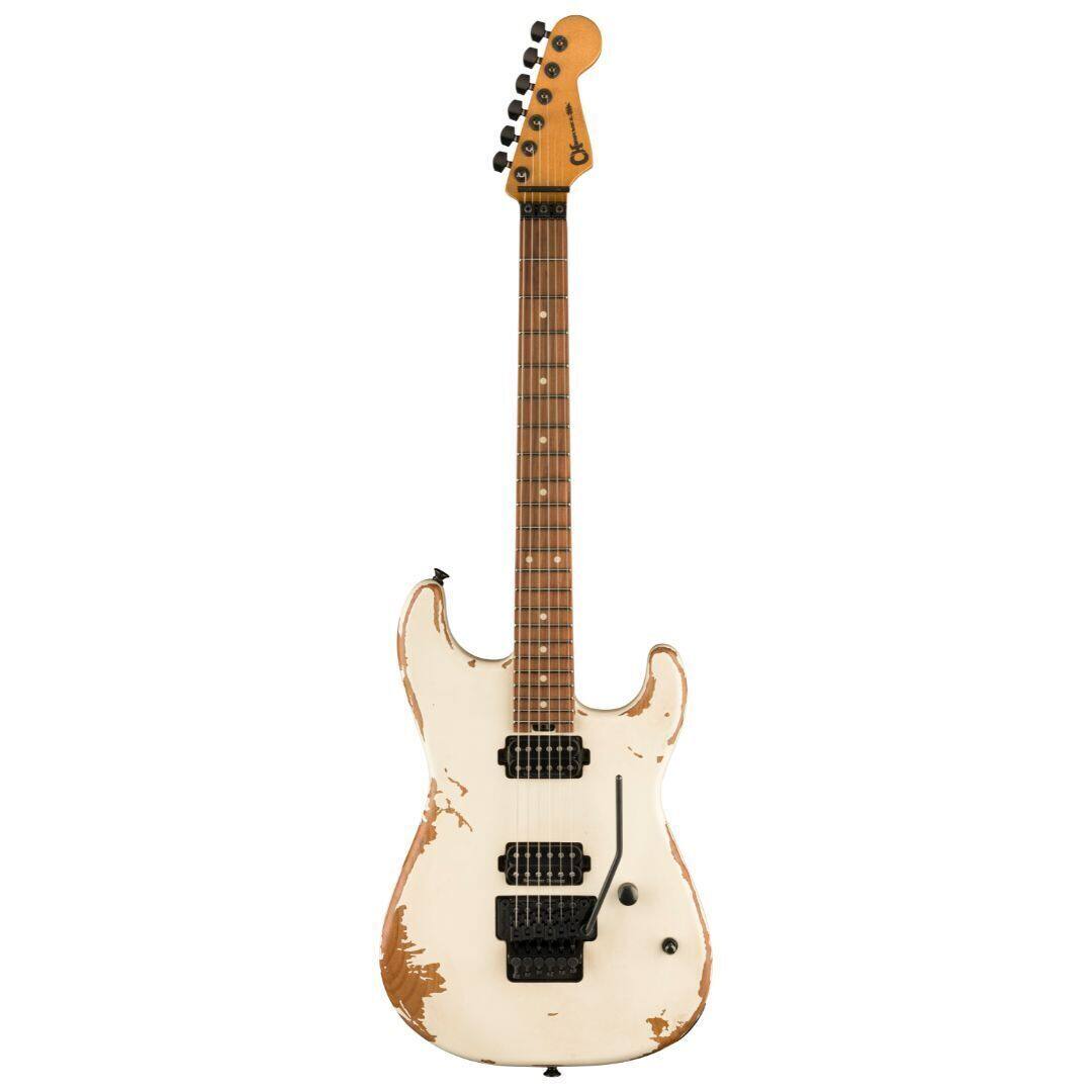 Charvel - ProMod Relic San Dimas Style 1 HH FR PF Pau Ferro Electric Guitar - Weatherd White price history on PriceWatchPro