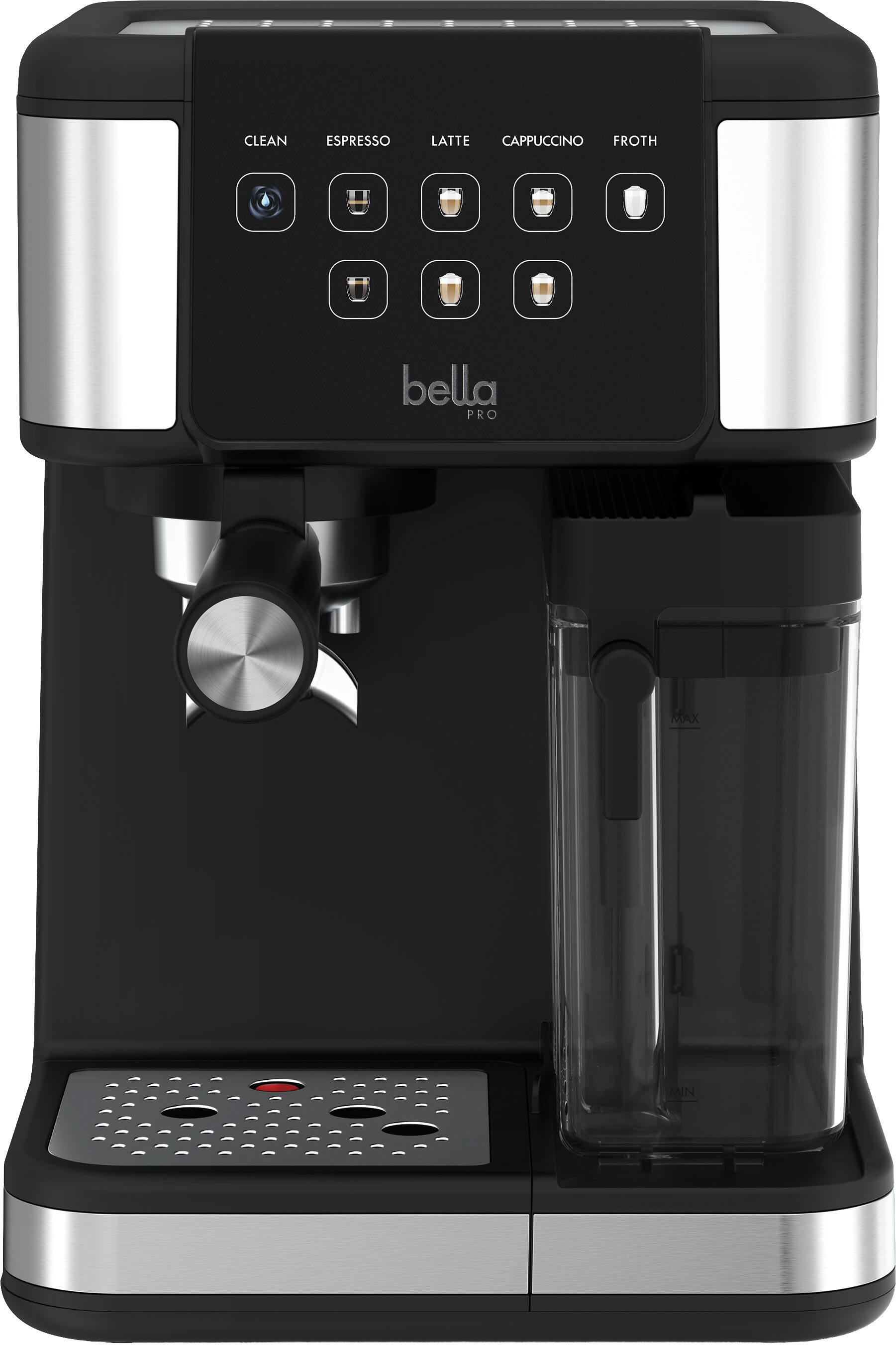 CLEAN  
ESPRESSO  
LATTE  
CAPPUCCINO  
FROTH  

bella PRO  

MAX  
MIN