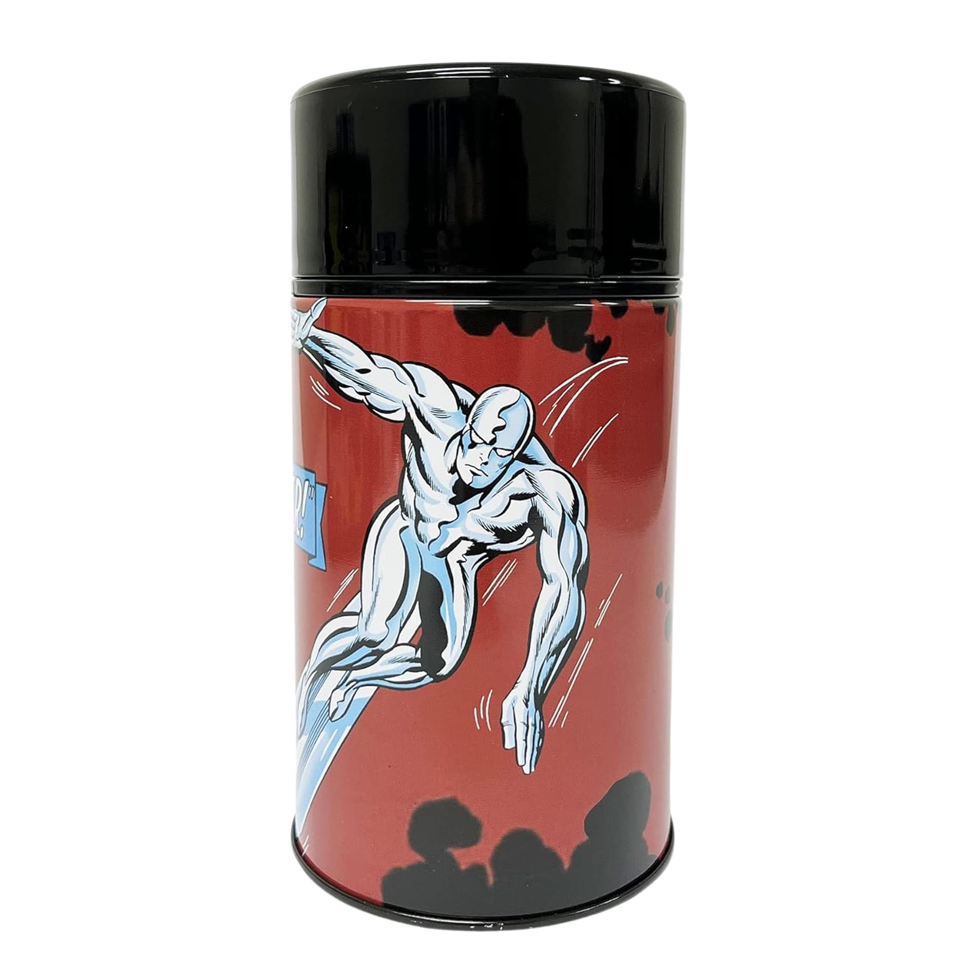 Alt View 10. Surreal Entertainment - Marvel Galactus Tin Titans Lunchbox & Water Bottle - Purple.