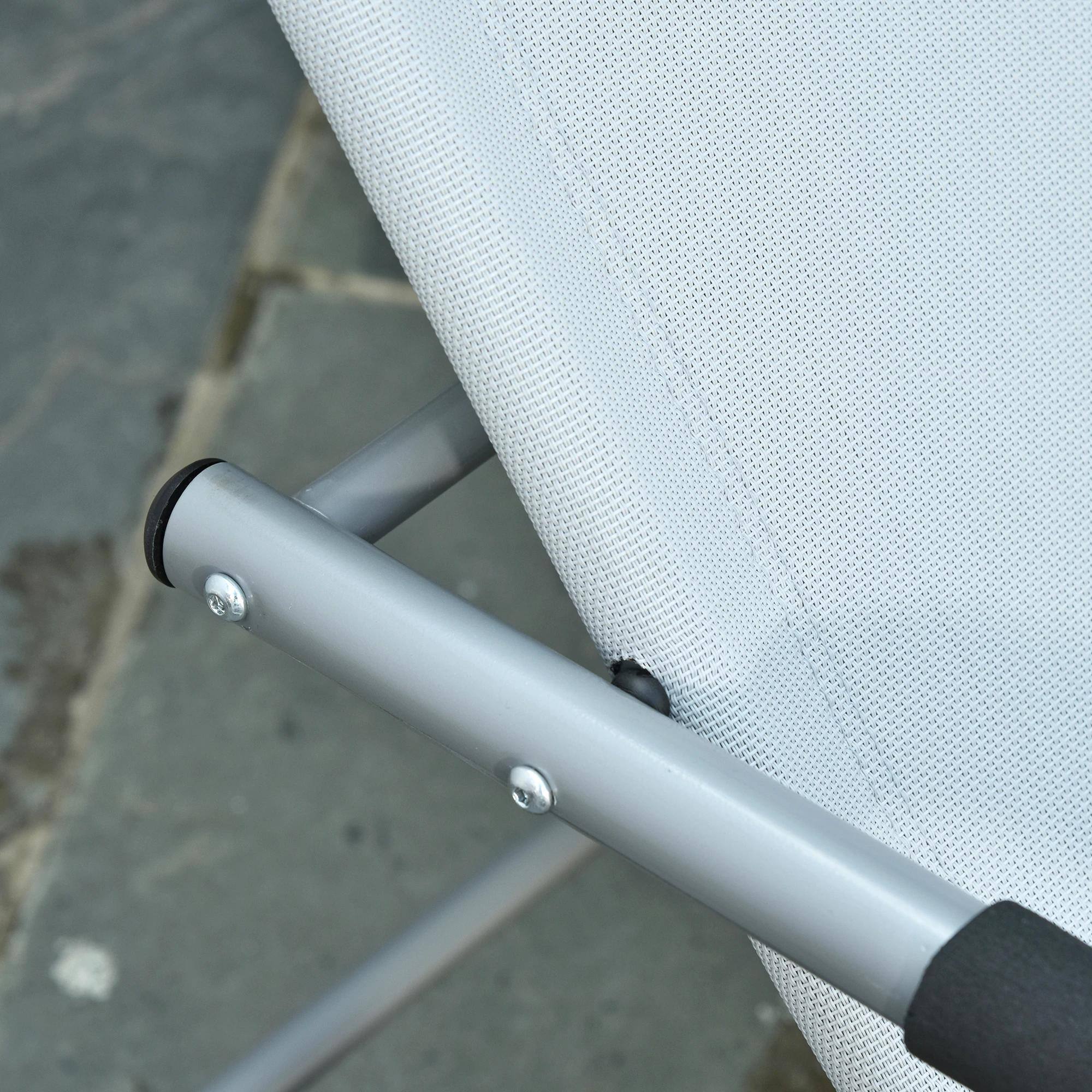 Alt View 1. Resenkos - Resenkos Zero Gravity Lounger, Outdoor Chaise Recliner, Patio Relaxer, Weatherproof Fabric, Deck Seating, Gray - Gray.