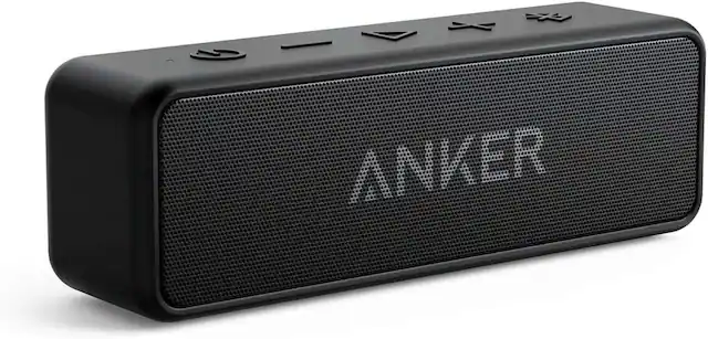 Front. Soundcore - Anker Soundcore 2 Portable Bluetooth Speaker with 12W Stereo Sound - Black.