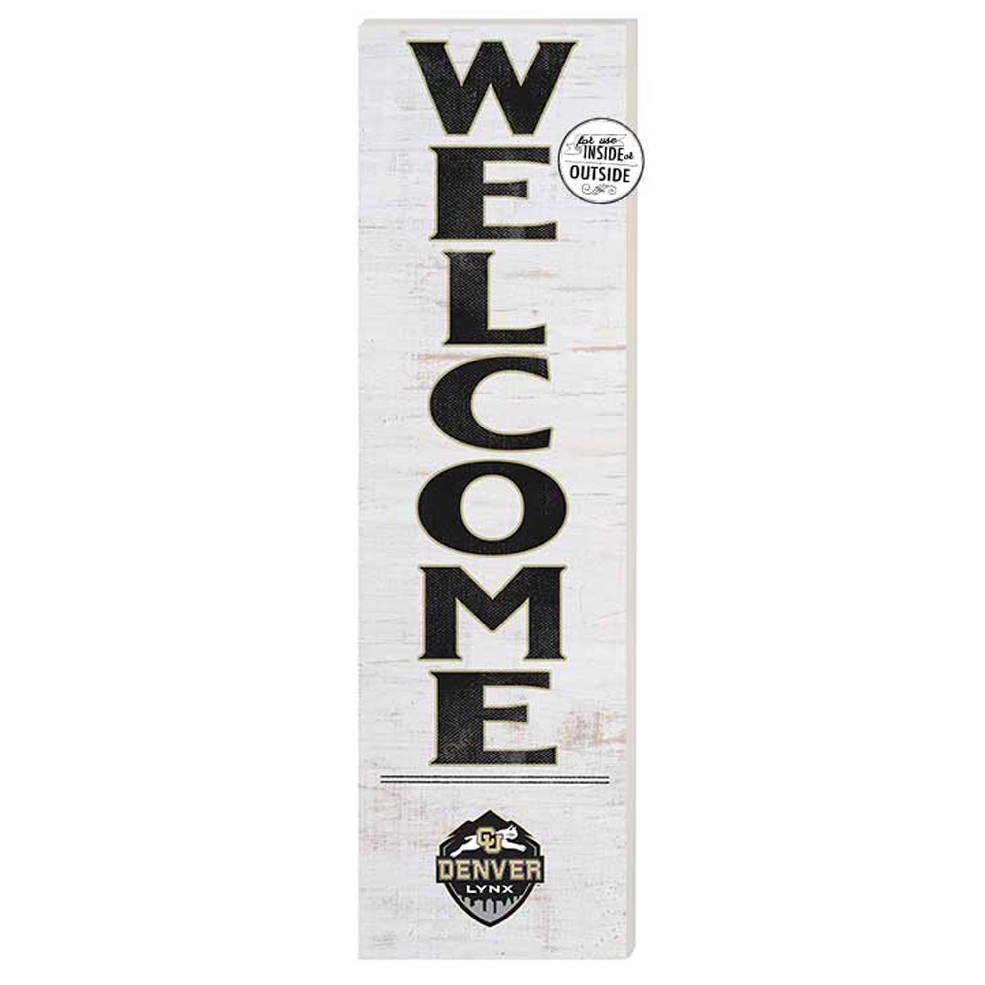 CU Denver Lynx 10'' x 35'' Indoor/Outdoor Welcome Sign