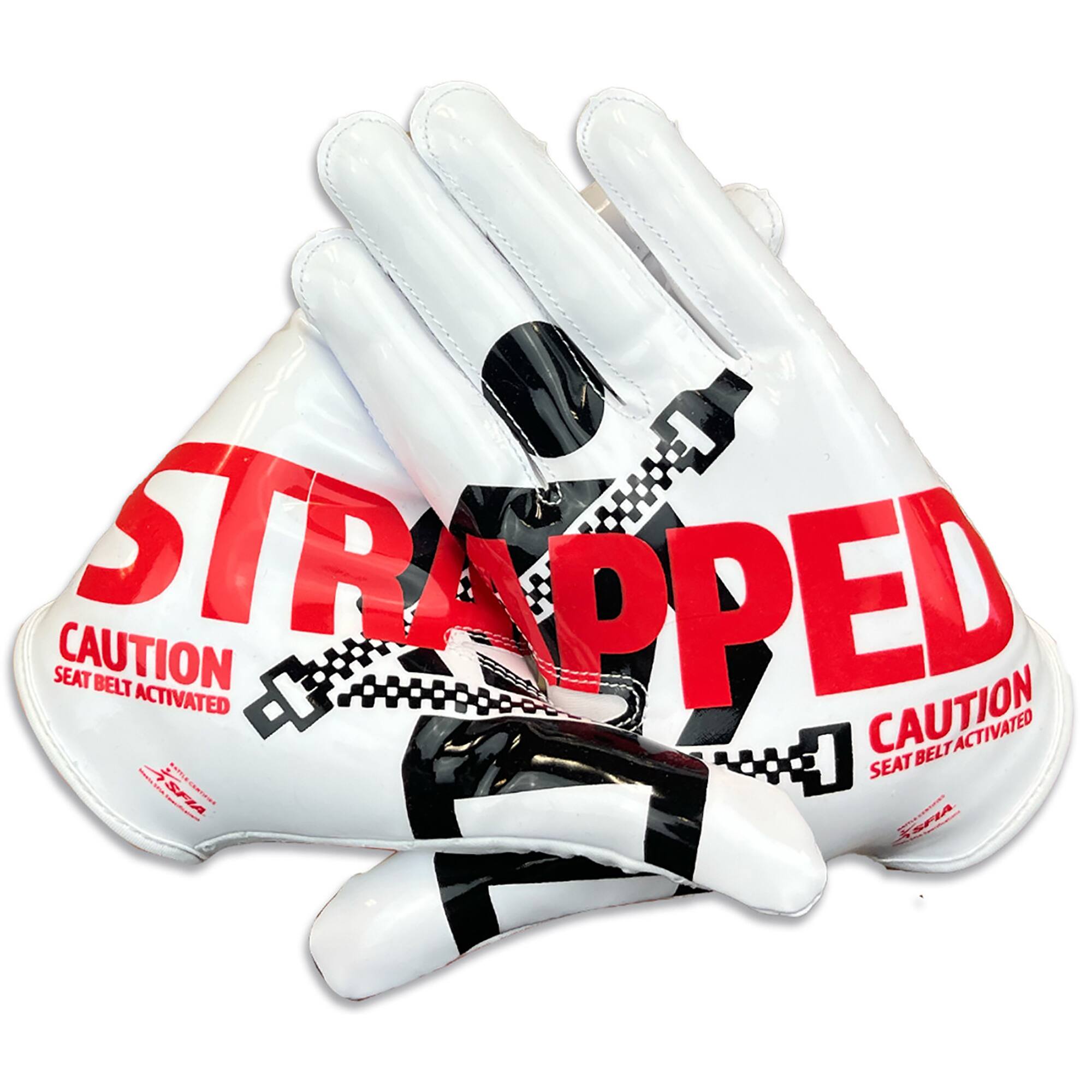 STRAPPED  
CAUTION SEAT BELT ACTIVATED  
CAUTION SEAT BELT ACTIVATED