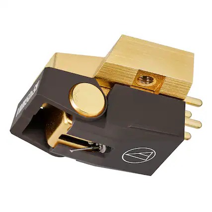 Front. Audio-Technica - Audio-Technica AT-VM750xSH VMx Shibata MM Phono Cartridge - Gold.