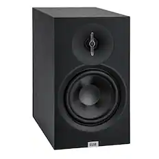 Front. ELAC - ELAC Debut 3.0 - 6.5" Bookshelf Speakers (Black) DB63-BK - (Pair) - Black.
