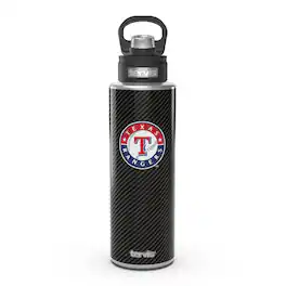 Tervis - Texas Rangers 40oz. Carbon Fiber Wide Mouth Water Bottle - Multicolor