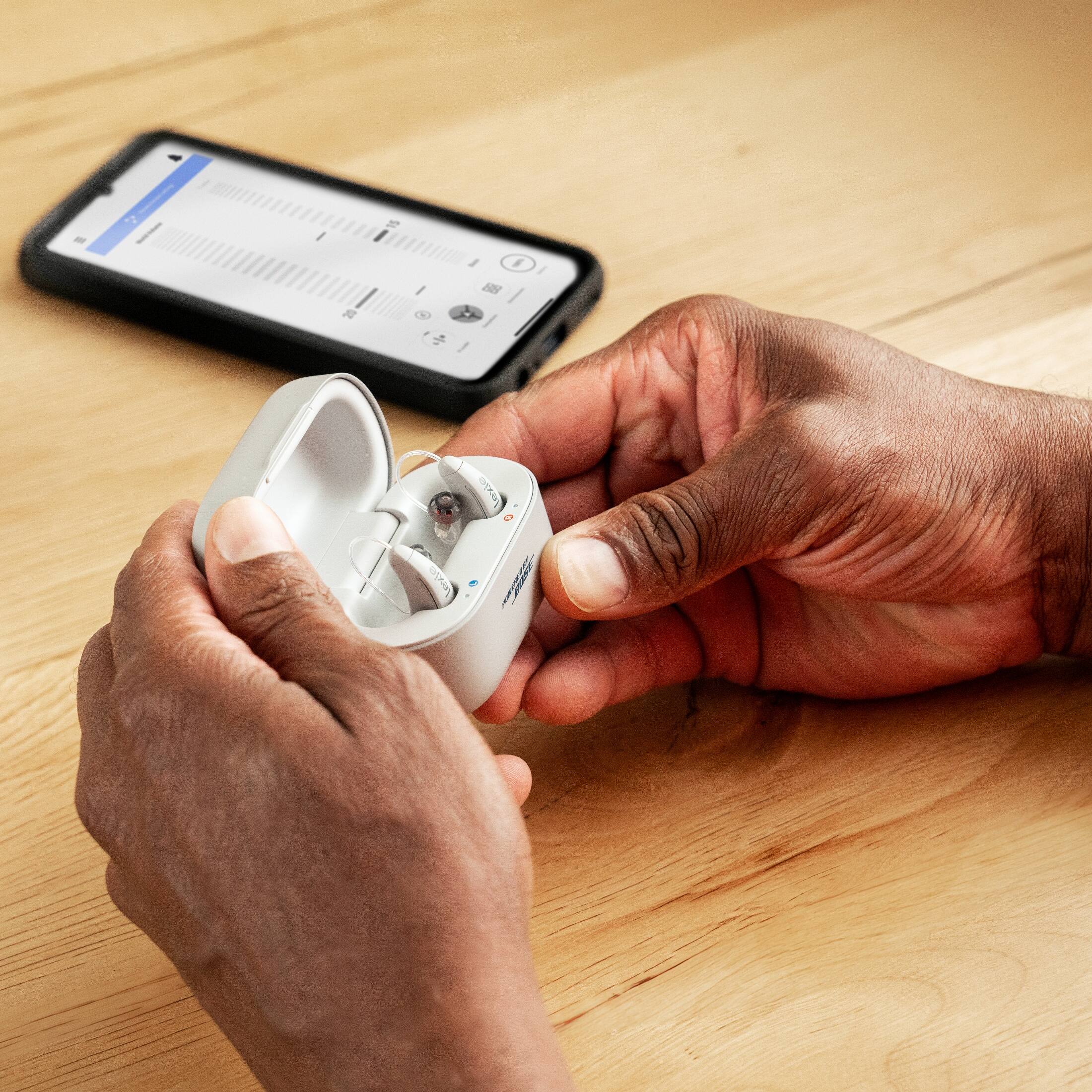 Alt View 13. Lexie Hearing - Lexie B2 Plus Powered by Bose - Gray.