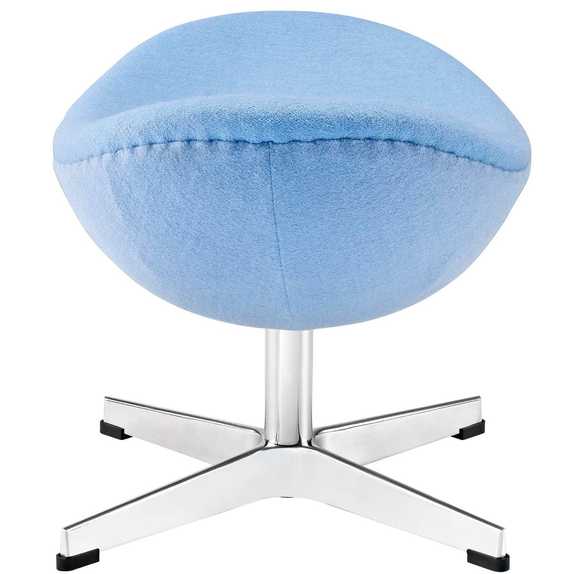 Left. Modway - Glove Wool Ottoman by Modway - EEI-265-BBL.