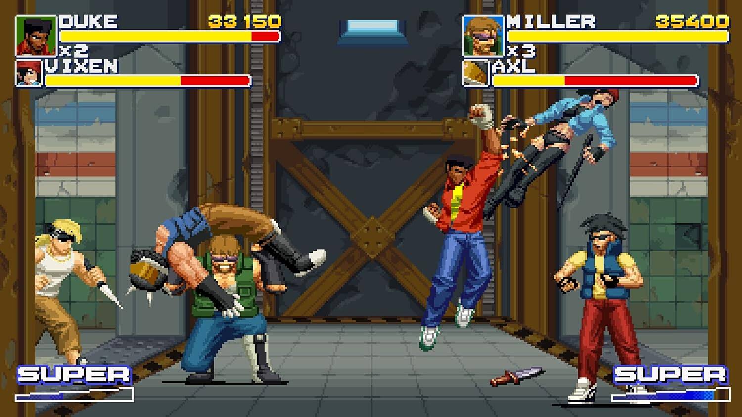 DUKE
33 150
MILLER
35400
x2 VIXEN
x3 AXL
SUPER
SUPER