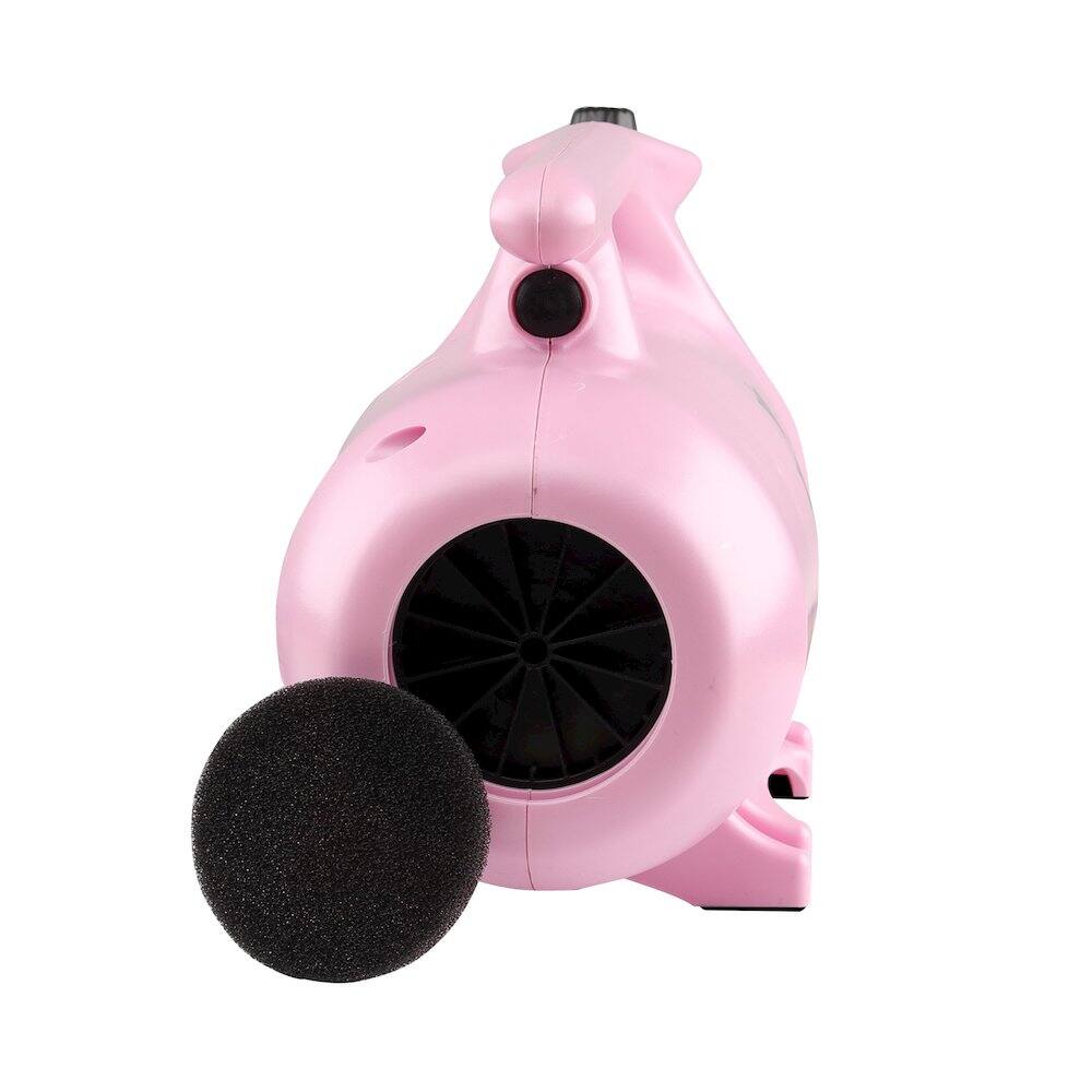 Back. XPOWER - B-163 High Velocity Variable Speed Double Motor Pet Dryer - Pastel Pink.