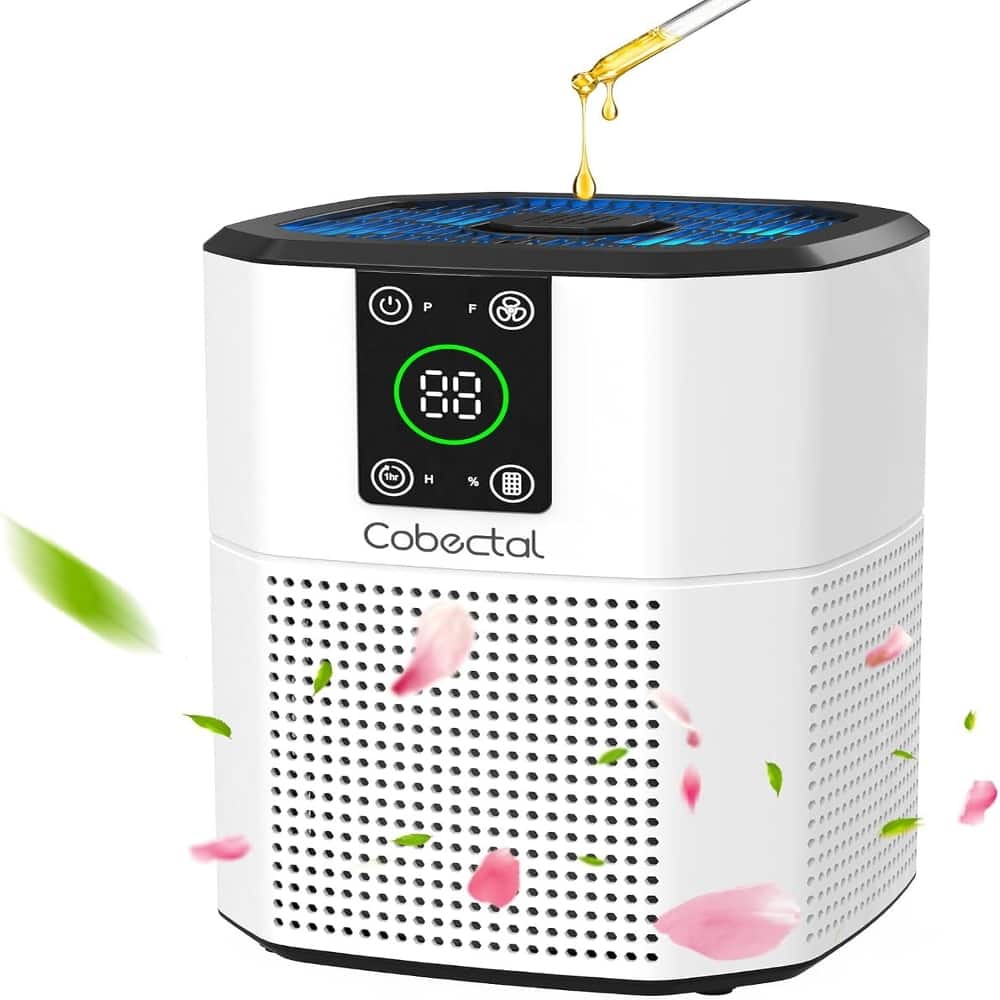 Loheer - H13 HEPA Air Purifier for Bedroom Office Desktop Air Cleaner White price history on PriceWatchPro