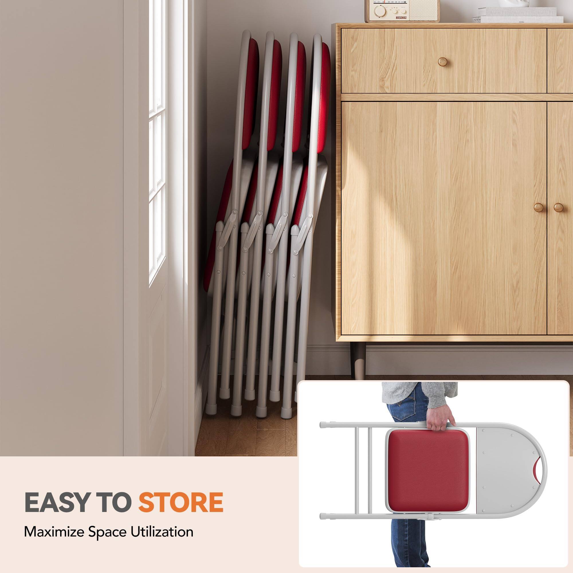 EASY TO STORE  
Maximize Space Utilization