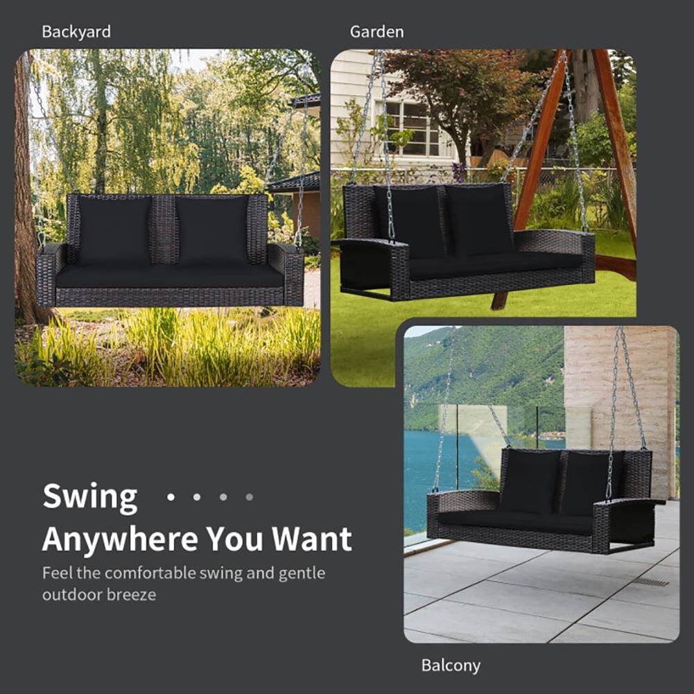 Backyard Garden Swing  
Anywhere You Want  
Feel the comfortable swing and gentle outdoor breeze  
Balcony