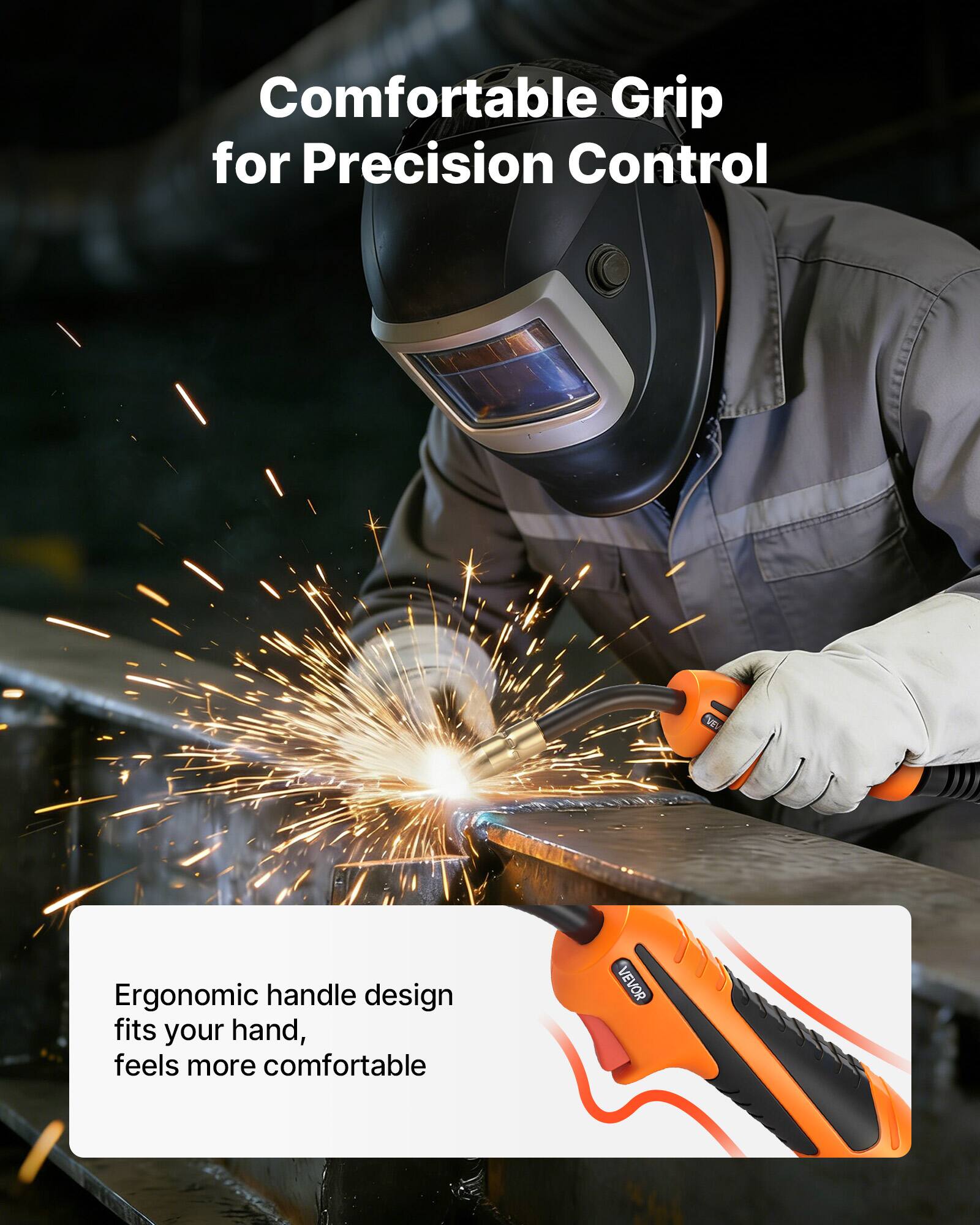 Comfortable Grip for Precision Control

Ergonomic handle design fits your hand, feels more comfortable