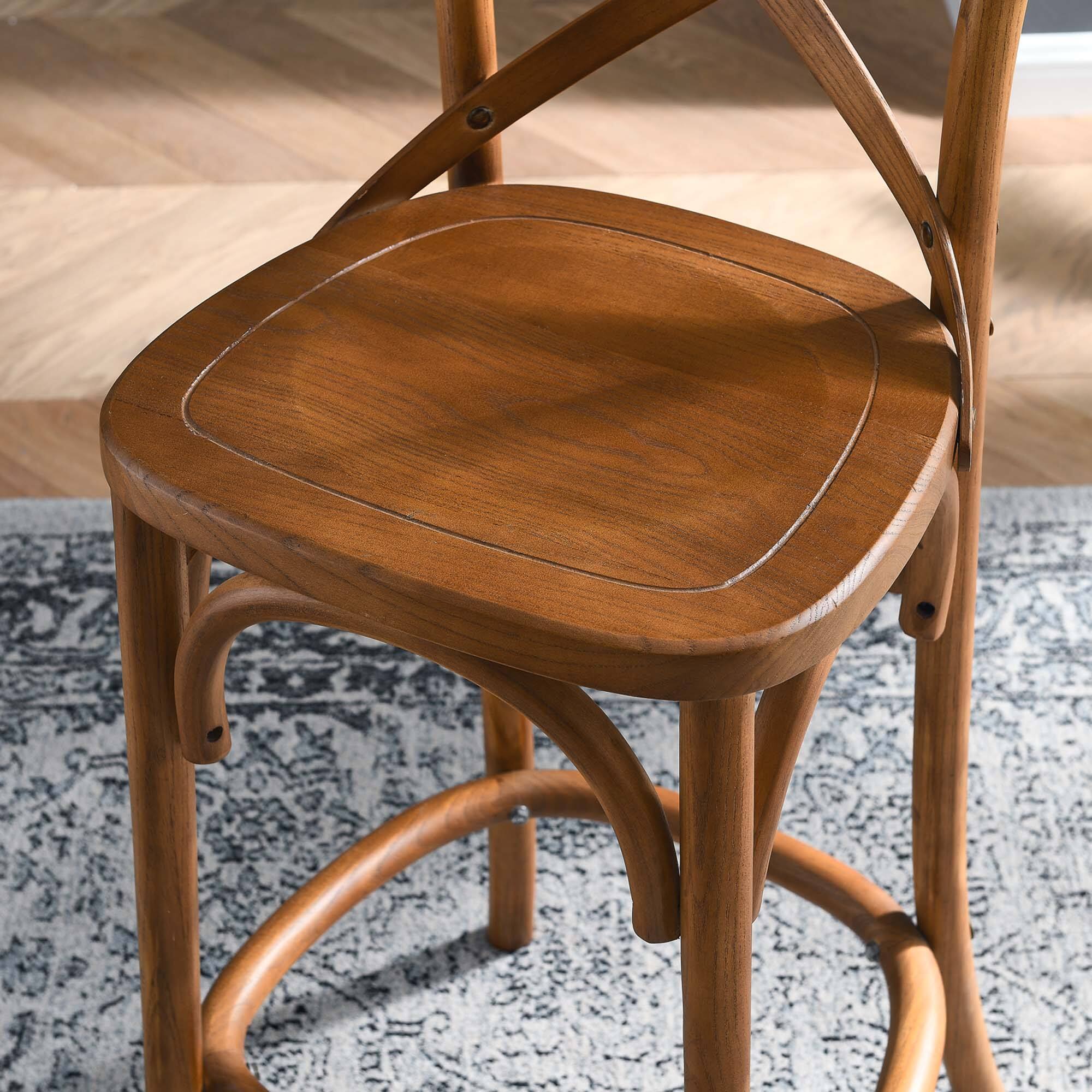 Alt View 6. Modway - Gear Counter Stool by Modway - Brown.