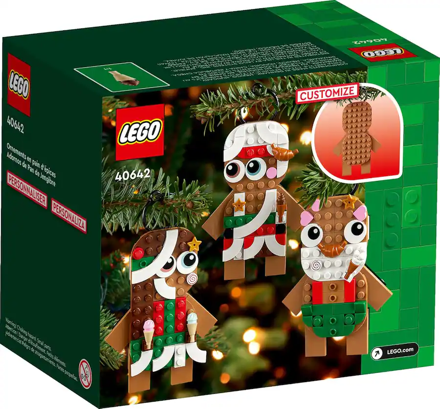 LEGO LEGO: Gingerbread Ornaments 190 Piece Building Set [LEGO, #40642 ...