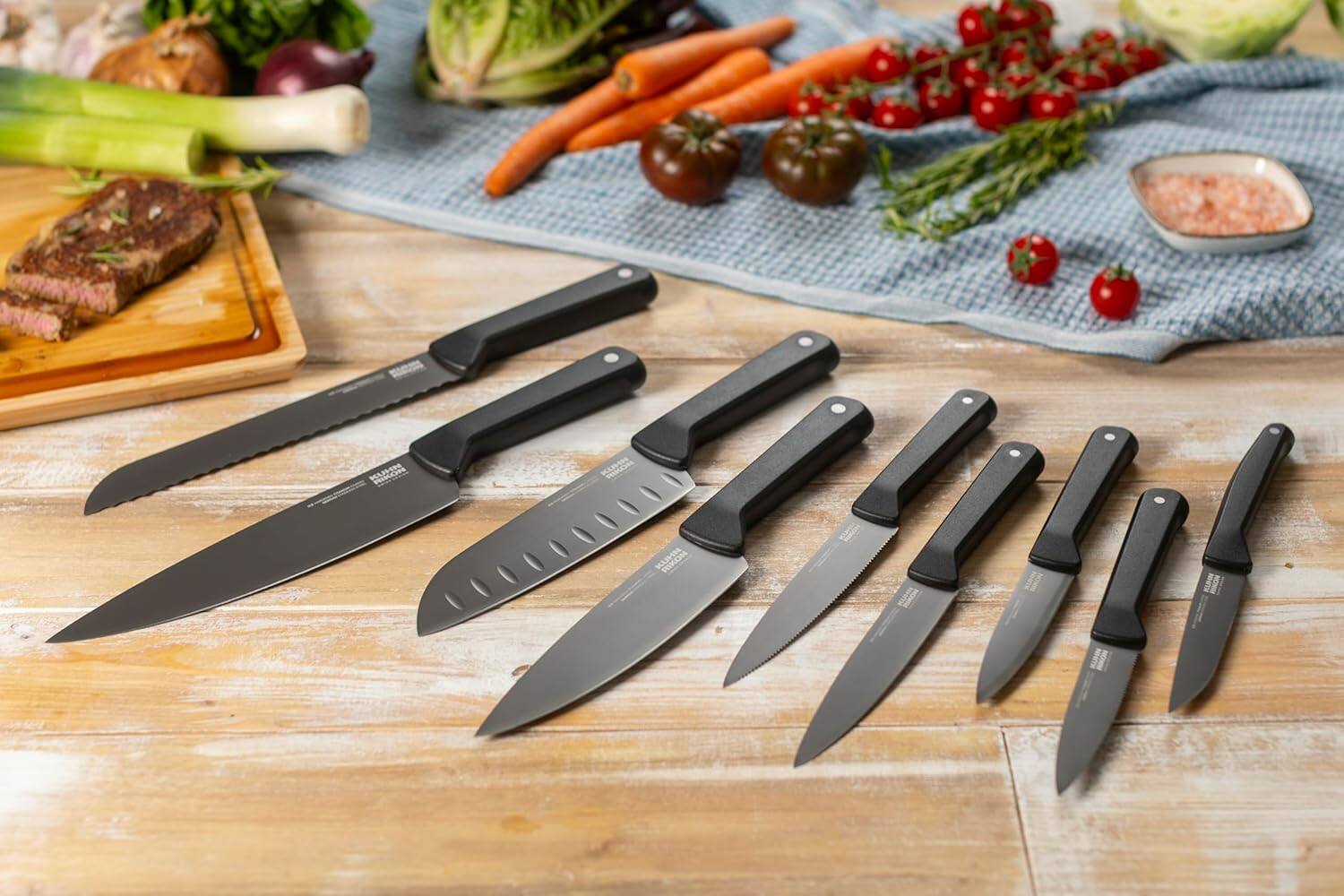Alt View 4. Kuhn Rikon - ICED Paring Knife 3.5-Inch, Ice Hardened German Stainless Blade - Black.