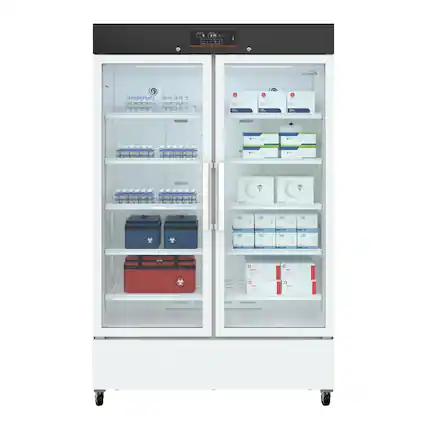 Front. Koolmore - 35 cu. ft. Medical Vaccine Refrigerator for Pharmacy and Laboratory with Multi-Level Emergency Alarms, UL-Listed - White.