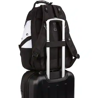 1900 rolling laptop backpack ebags exclusive Swissgear ScanSmart lined organizer panel to organize pens eBags Professional Slim Laptop Backpack