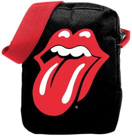 PopMarket - The Rolling Stones - Rocksax - Rolling Stones - Classic Tongue Logo - Crossbody Bag with Stash - Multicolor
