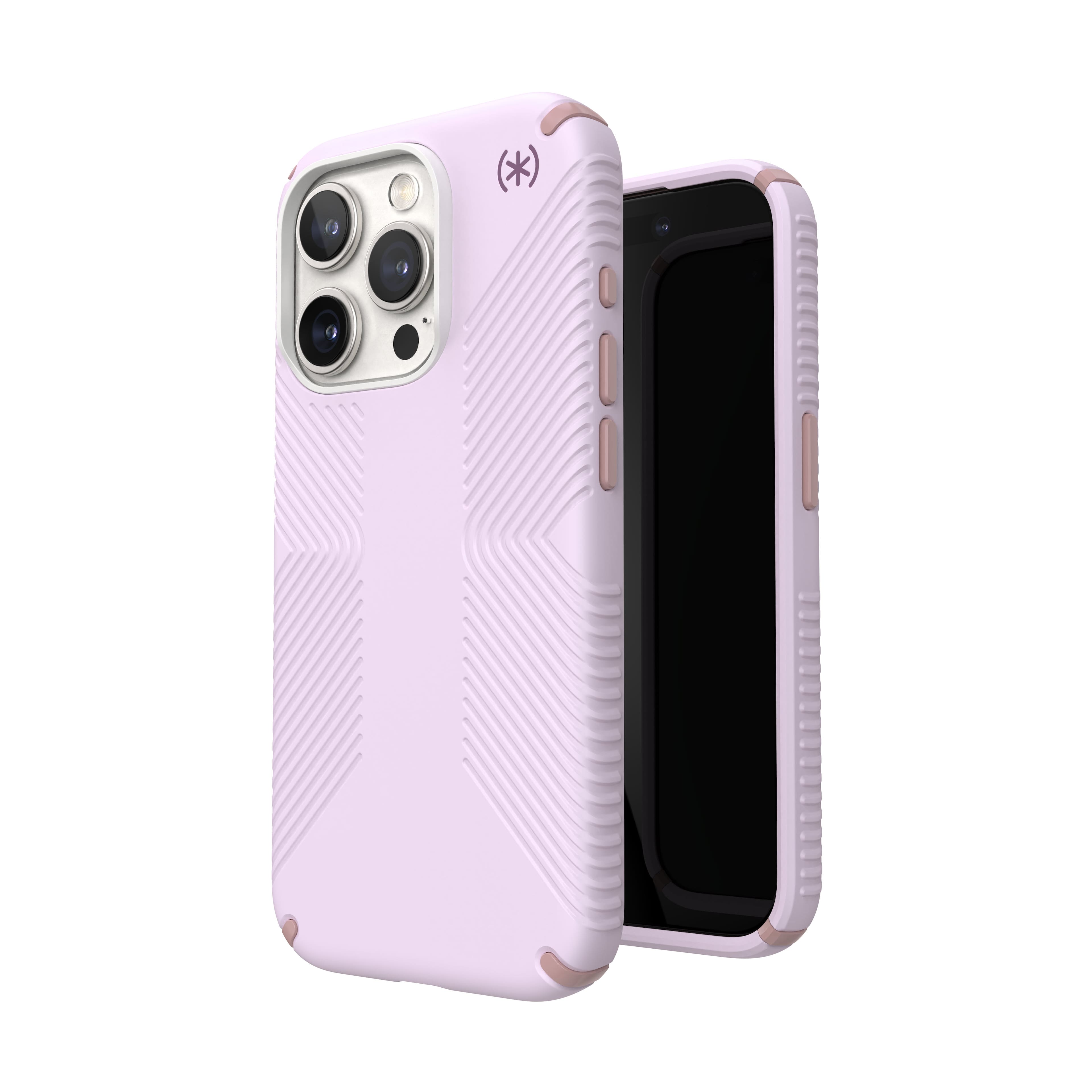Alt View Zoom 1. Speck - Presidio2 Grip Case with MagSafe for Apple iPhone 15 Pro - Soft Lilac.