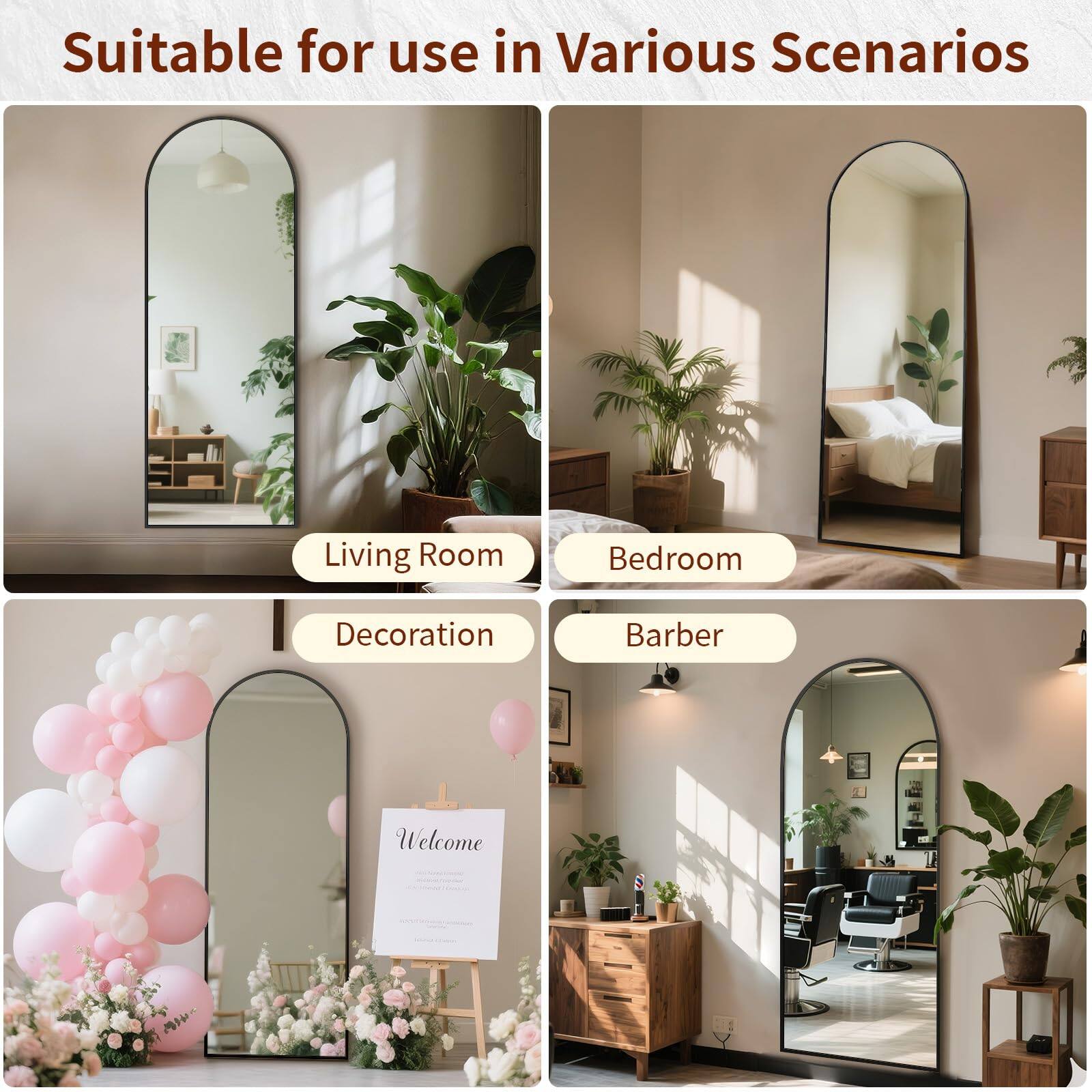 Suitable for use in Various Scenarios

- Living Room
- Bedroom
- Decoration
- Barber