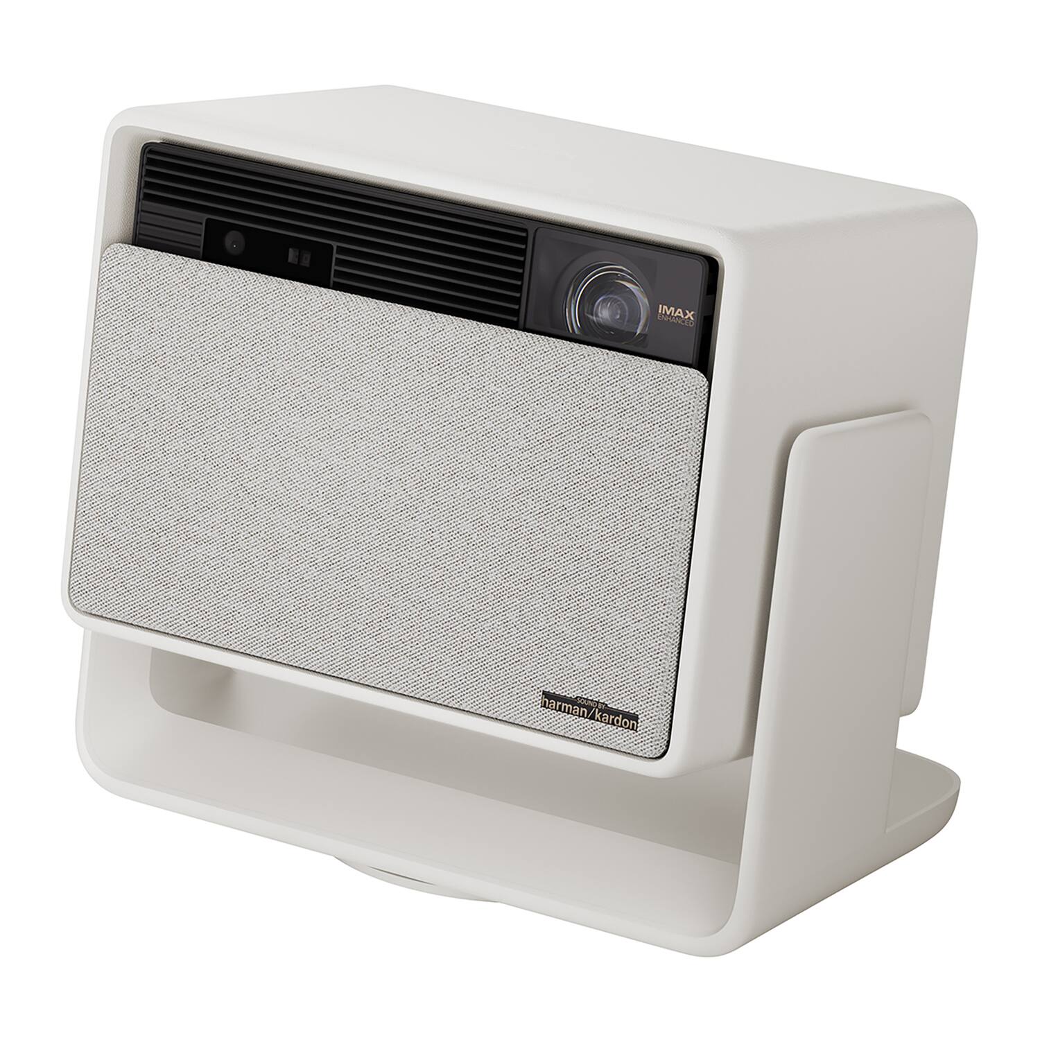 XGIMI - Xm13q Horizon S Max 4k Laser + Led Multimedia Projector With Built-in Speakers, Stand, And Remote - Silver