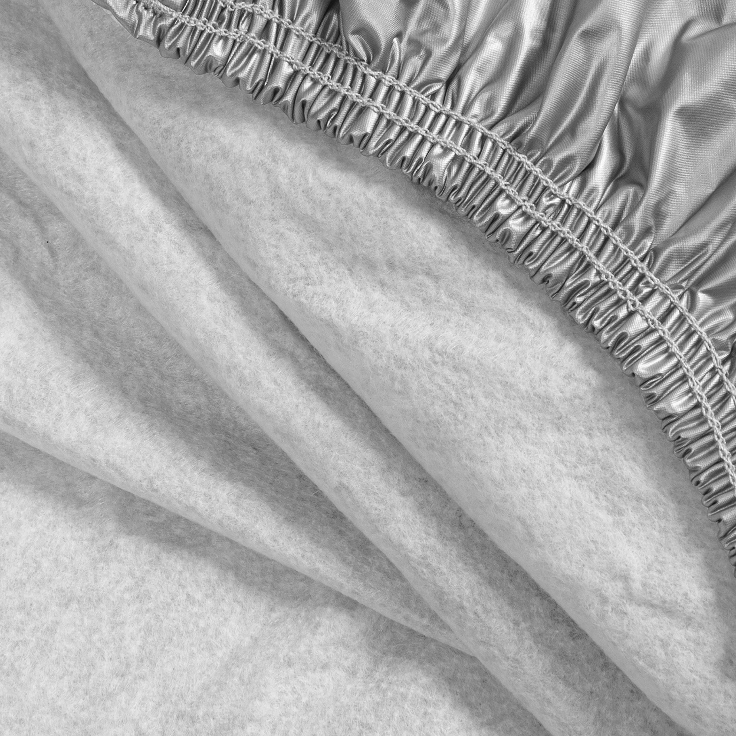 Alt View 4. Empire DigiLabs - 6 series Multi layered Heavy Duty Vehicle Car Cover For Suvs Soft Inner Fleece Lining Waterproof Exterior - 185"(L) x 72"(W) x 56"(H).