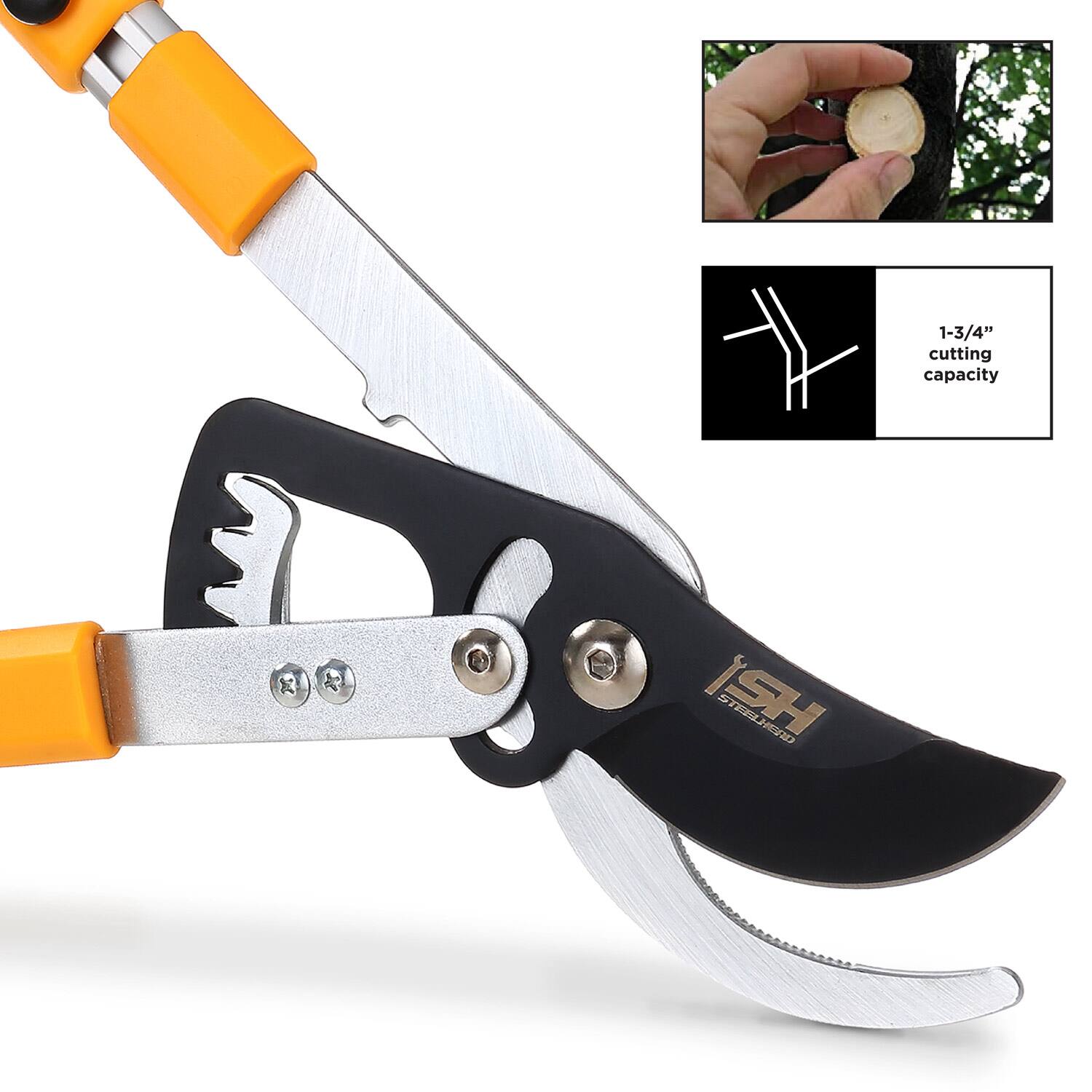 1-3/4" cutting capacity  
ISH STEELHARD