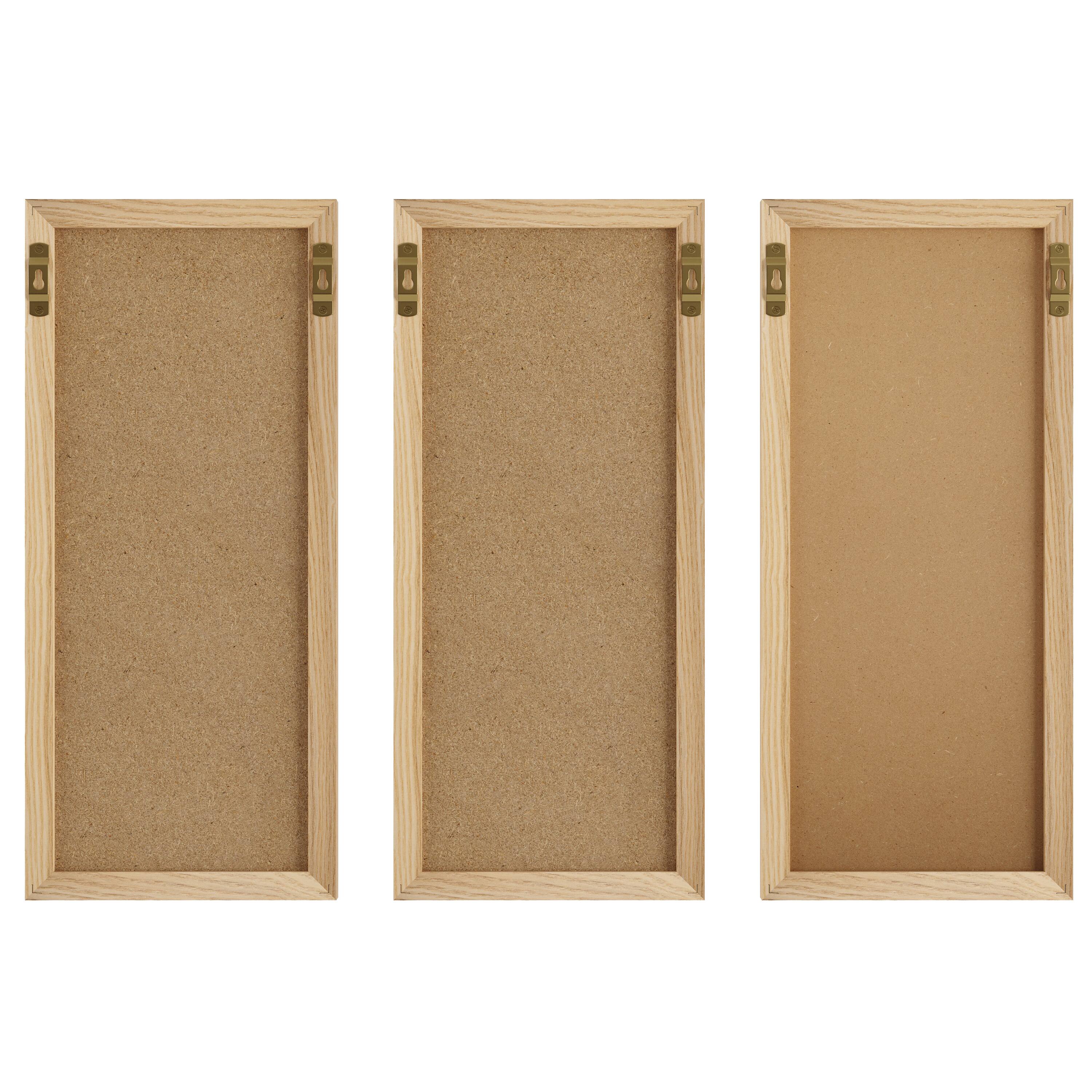 Alt View 18. Martha Stewart - Everette Cork/Chalk/Letter Board Set with Accessories - Light Natural Woodgrain.