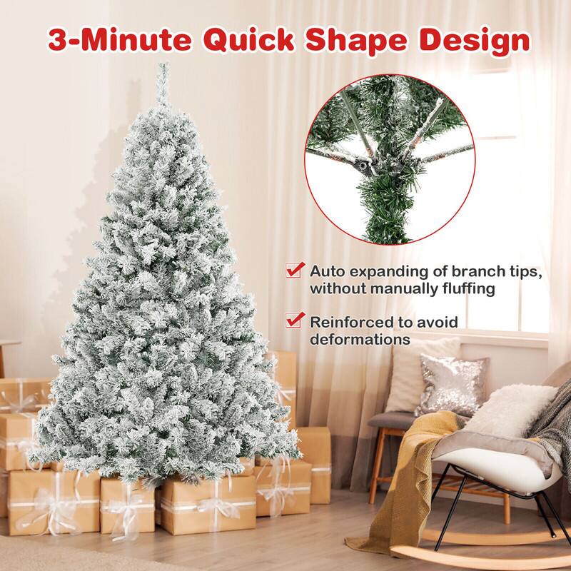 3-Minute Quick Shape Design

- Auto expanding of branch tips, without manually fluffing
- Reinforced to avoid deformations