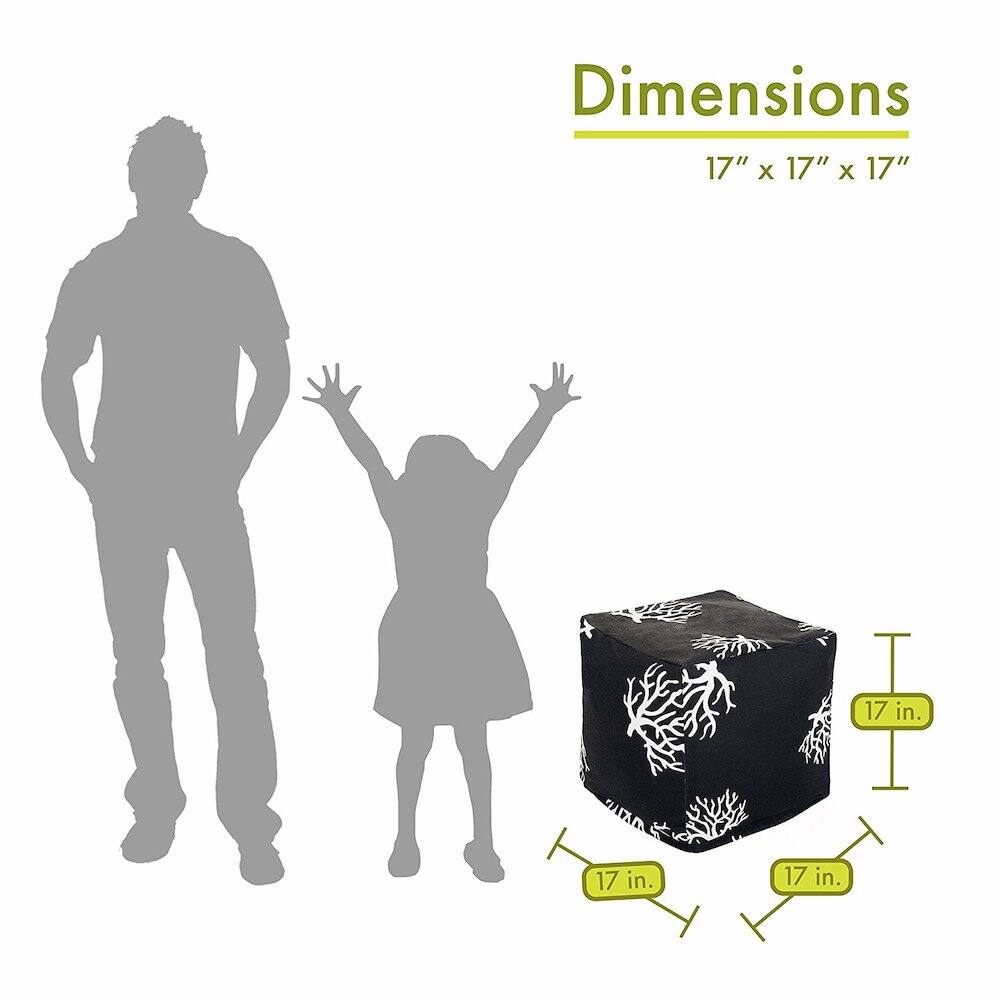 Dimensions: 17" x 17" x 17"