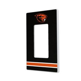 Keyscaper - Oregon State Beavers Stripe Design Single Rocker Light Switch Plate - Multicolor
