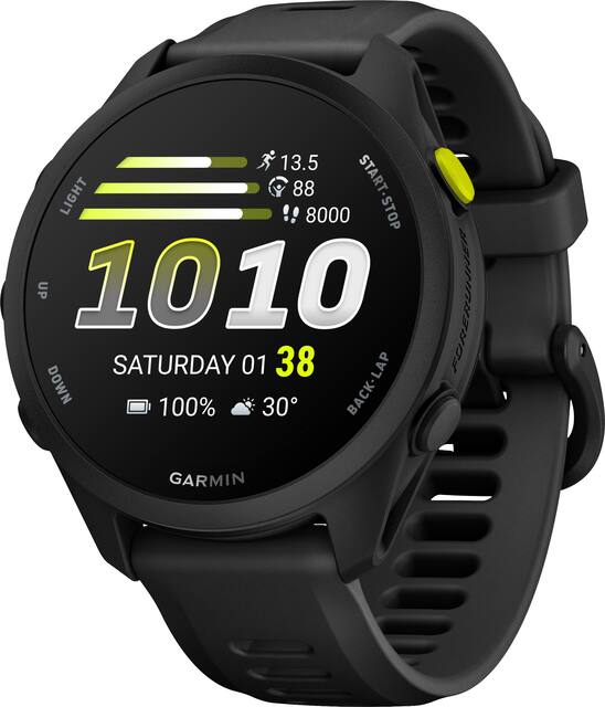 Garmin - Forerunner 70 GPS Smartwatch 43 mm Fiber-Reinforced polymer - Black - (2026)