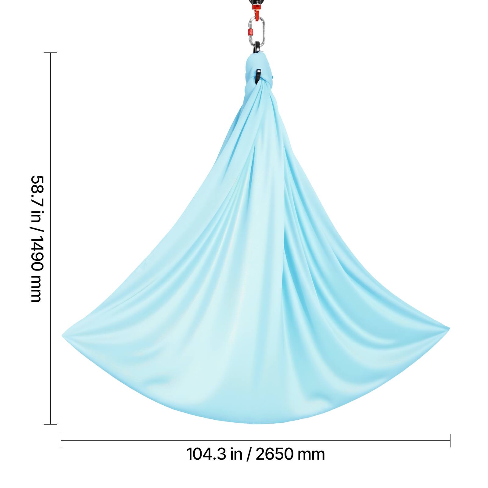 58.7 in / 1490 mm  
104.3 in / 2650 mm