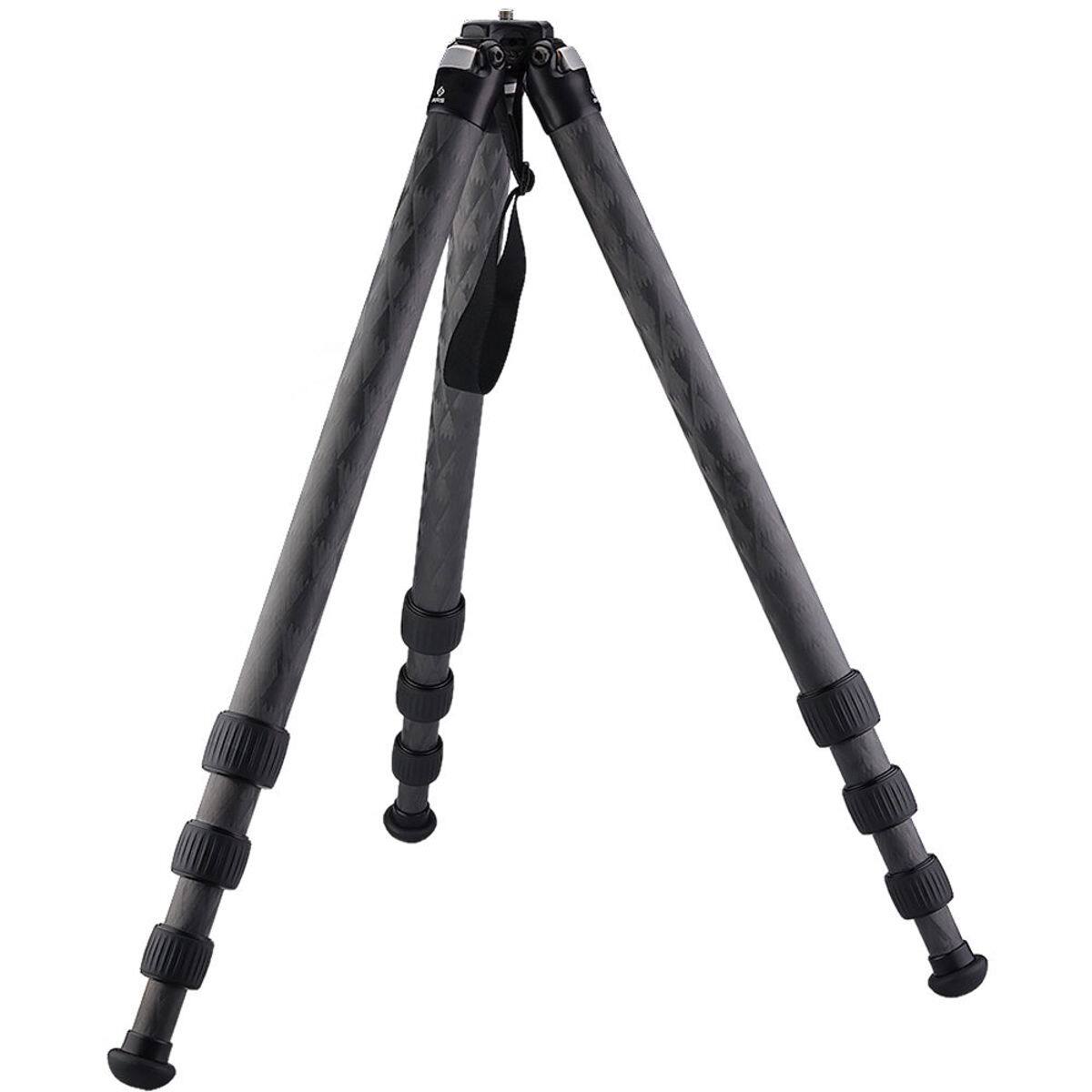 Front. Really Right Stuff - Really Right Stuff TFC-34L Series 3 Mk2 Fixed Apex Ultralight 4-Section Carbon Fiber Tripod, Long.
