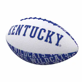 Logo Brands - Kentucky Wildcats Mini Rubber Football - Multicolor