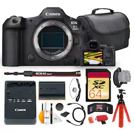 Canon - EOS R5 Mark II Mirrorless Camera 8K Creator Bundle