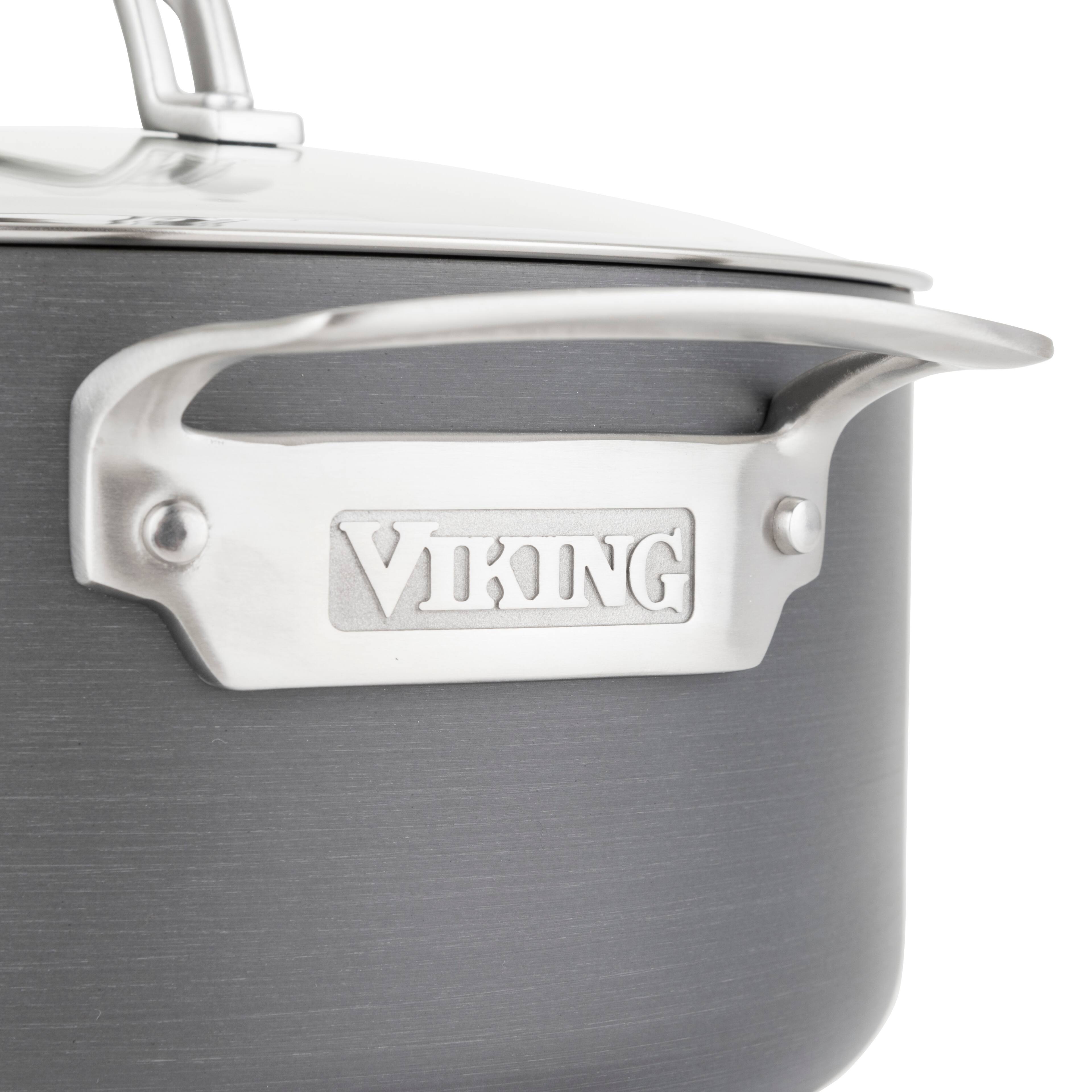 Alt View 12. Viking - Hard Anodized Nonstick 4 Qt. Soup Pot - Black.