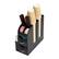 Alt View 13. Mind Reader - Cup and Condiment Station, Countertop Organizer, Coffee Bar, Kitchen, Stirrers, 5.35"L x 11.25"W x 11.15"H - Black.