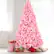 Alt View 6. Winado - 7FT Artificial Christmas PVC Tree Unlit with Branch, Sturdy Metal Stand for Outdoor Indoor Holiday Party Decoration - Pink.