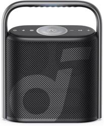 Soundcore - by Anker Motion X500 Hi-Res Spatial Audio 3-Channel Bluetooth Speaker with Upward Firing Driver and Rugged Metal Design - Black - Front_Zoom