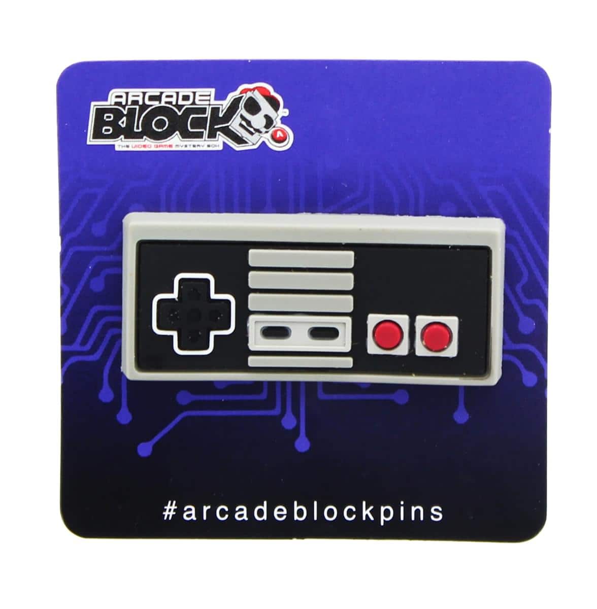 Nerd Block - Nintendo NES Controller PVC Collector Pin - Black