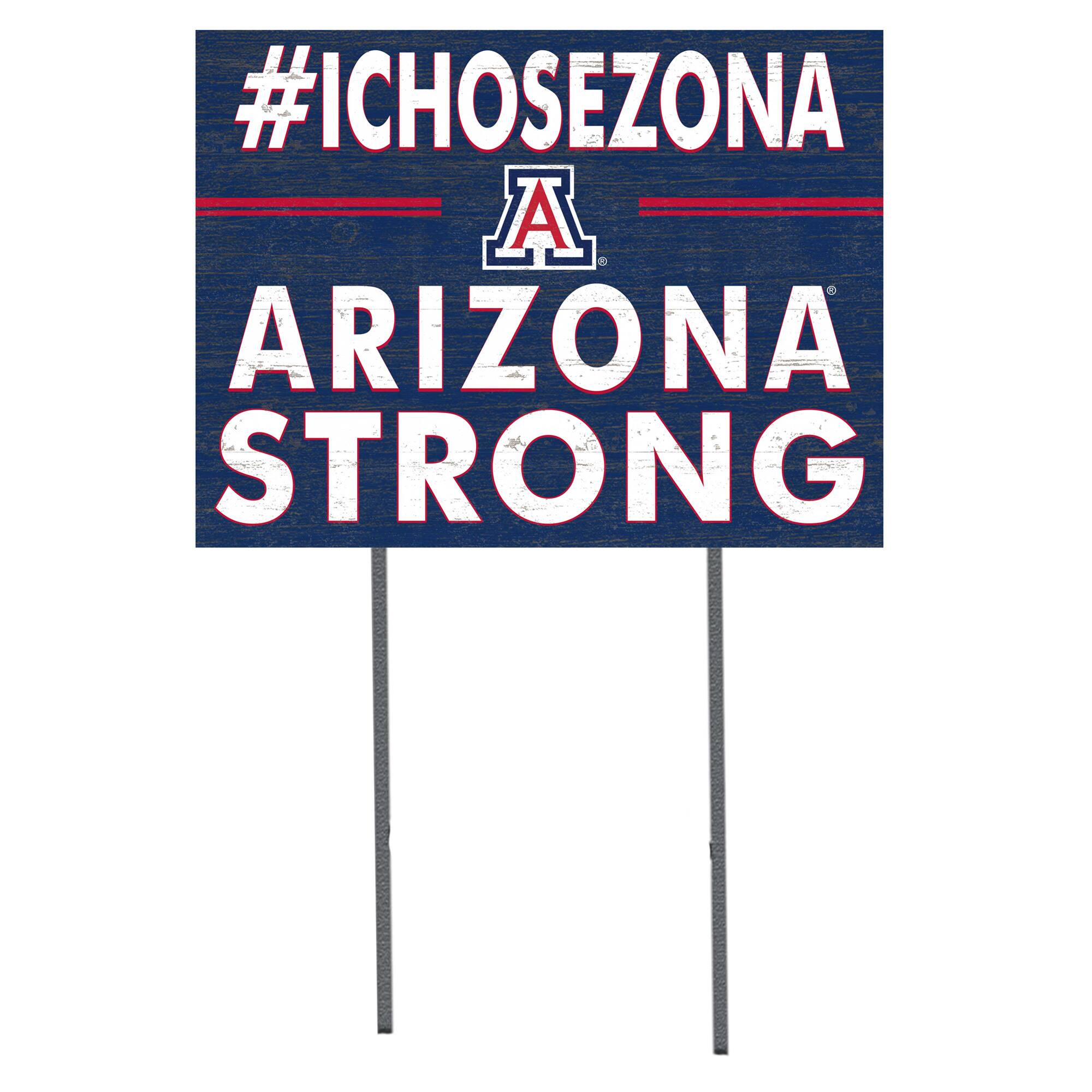 Arizona Wildcats 18'' x 24'' I Chose Lawn Sign