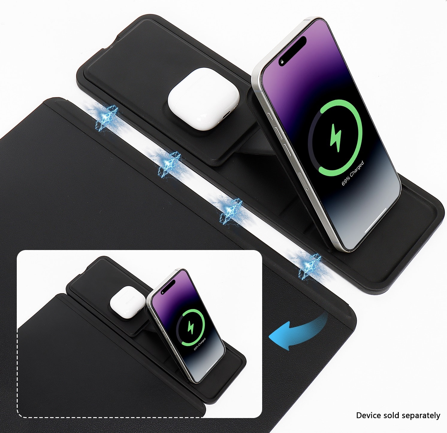 Charged 69% n-Cradle device sold separately.