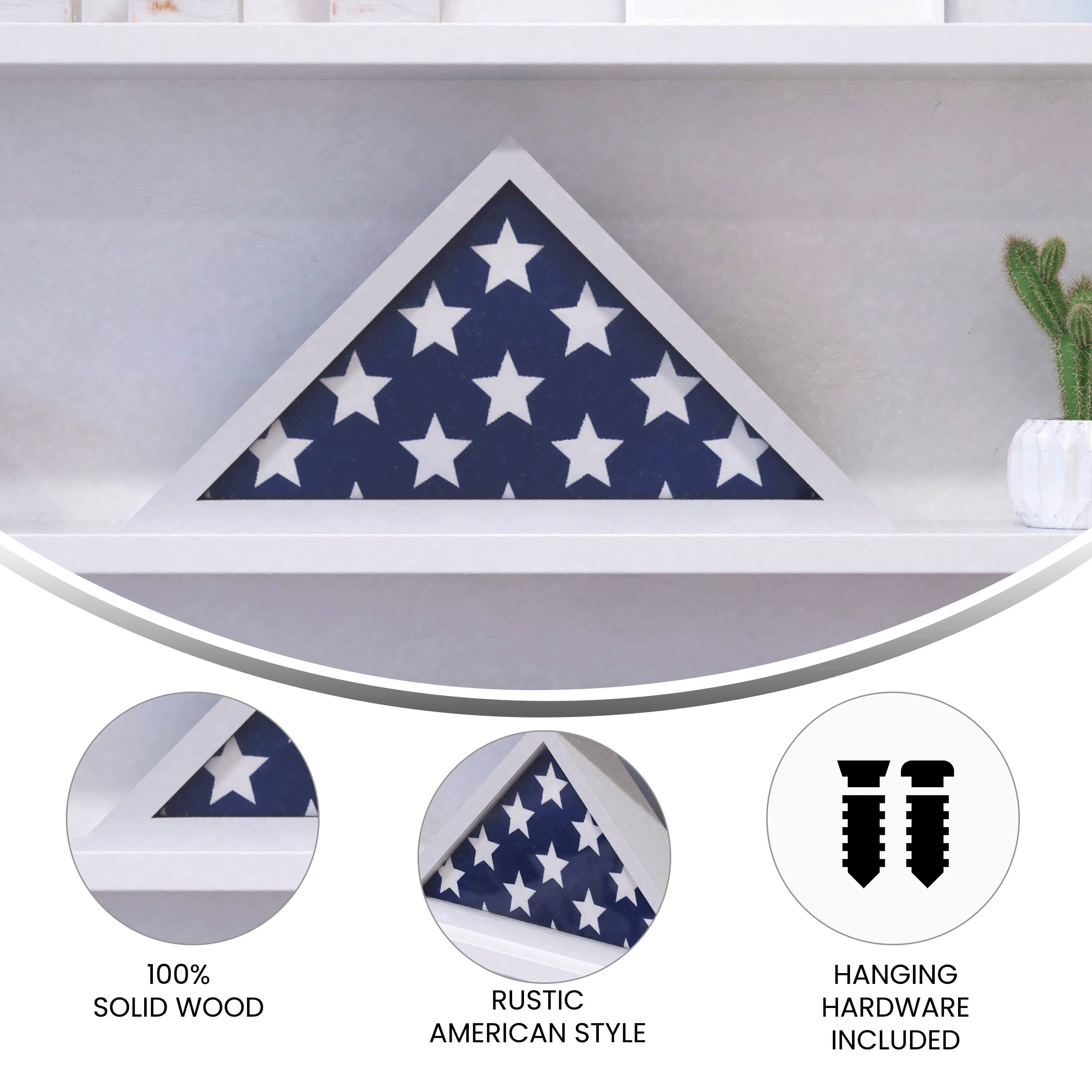 100% SOLID WOOD  
RUSTIC AMERICAN STYLE  
HANGING HARDWARE INCLUDED