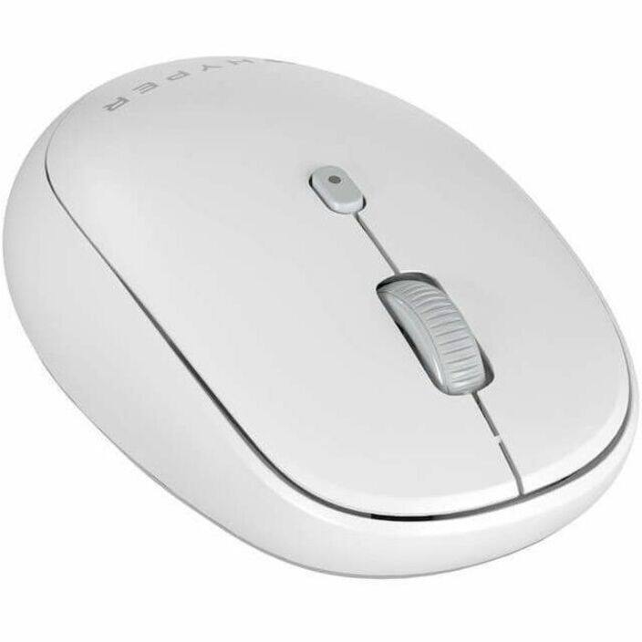 Alt View 5. Hyper - Hyper HyperSpace Bluetooth Mouse - Mid Size Mouse - Wireless - Bluetooth - Space Gray, White - 1 x AA Battery Supported - White.