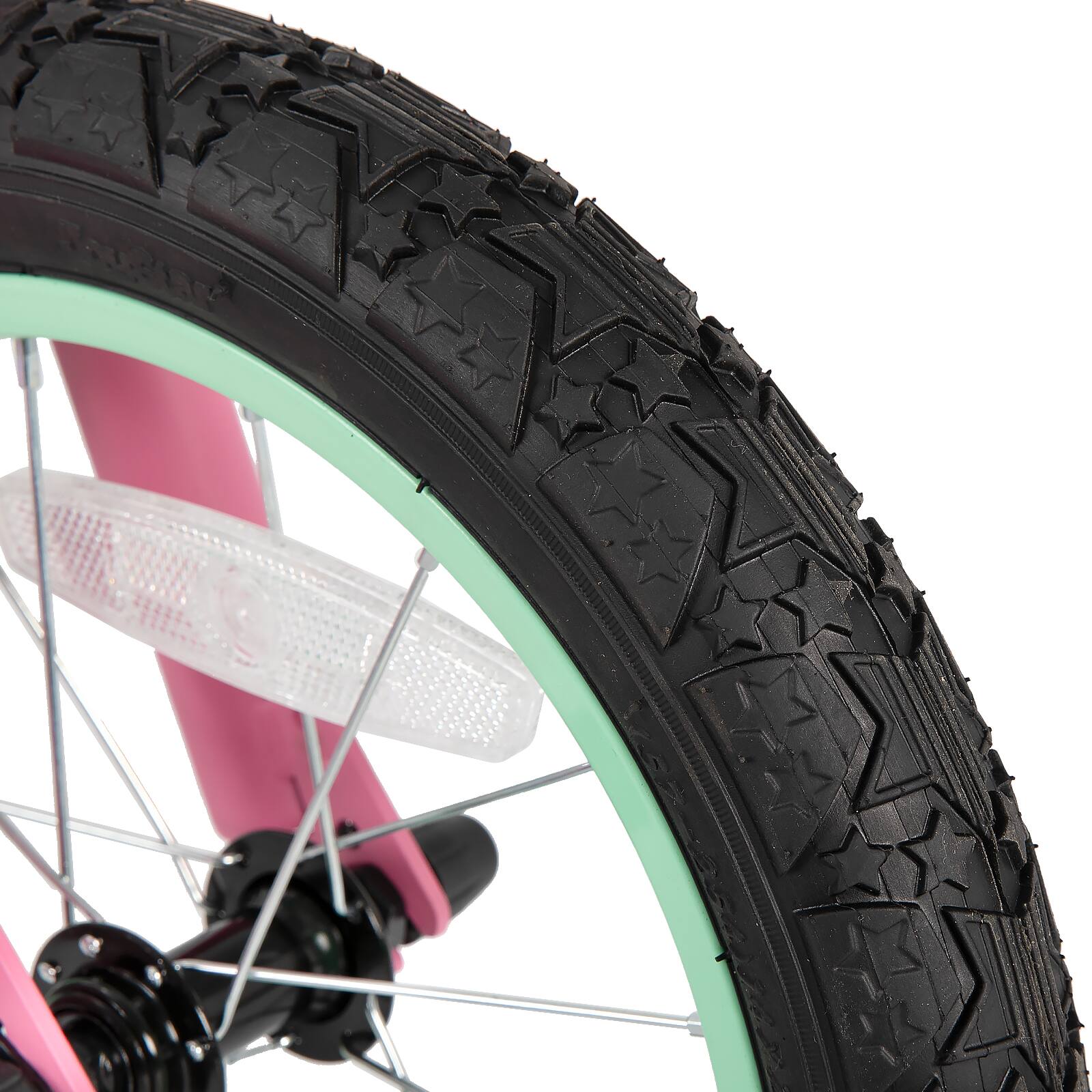 Alt View 8. JOYSTAR - JOYSTAR Macarons 14" Kids Bike with Training Wheels Basket, Coast Brake Child's Bike for 3-5 Years Old Boys Girls Blue - Blue.