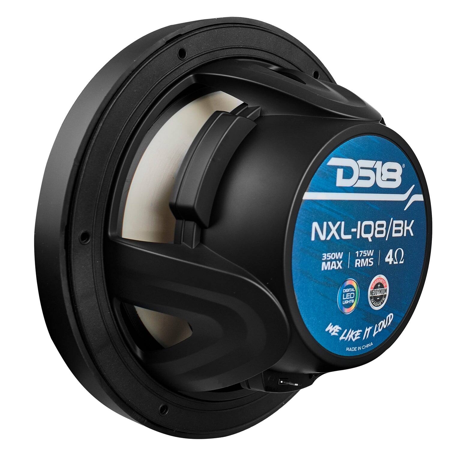 D518 NXL-IQB/BK 350W 175W 4.2 MAX RMS  
DIGITAL NEODYMIUM LED LIGHT  
WE LIKE IT LOUD  
MADE IN CHINA
